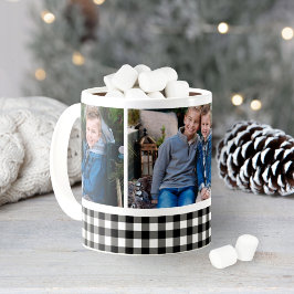 Black Buffalo Pset Holiday Photo Collage Koffiemok