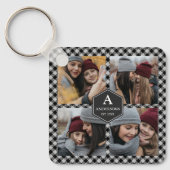 Black Buffalo Pset Lumberjack Photo Collage Sleutelhanger (Voorkant)