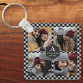 Black Buffalo Pset Lumberjack Photo Collage Sleutelhanger (Voorkant)