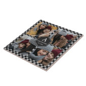 Black Buffalo Pset Lumberjack Photo Collage Tegeltje (Zijkant)