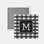 Black Buffalo Pset Monogram Magnet (Voorkant / Achterkant)