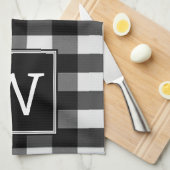 Black Buffalo Pset Monogram Towel Theedoek (Quarter Fold)