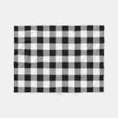 Black Buffalo Pset Pattern Fleece Blanket Deken (Voorkant (Horizontaal))