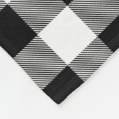 Black Buffalo Pset Pattern Fleece Blanket Deken (Hoek)