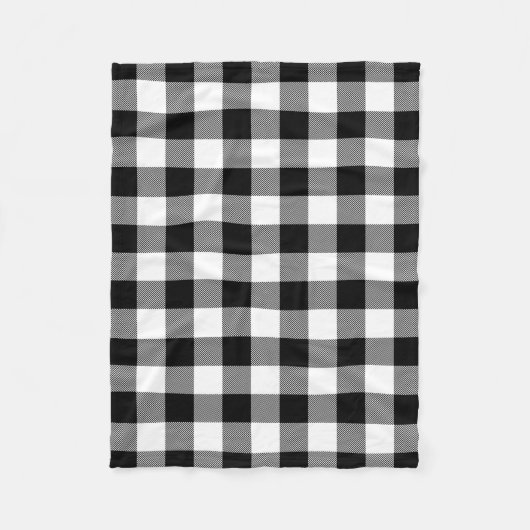 Black Buffalo Pset Pattern Fleece Blanket Deken (Voorkant)