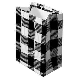 Black Buffalo Pset Pattern Kerstmis Medium Cadeauzakje