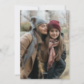 Black Buffalo Pset Year in Review kerstfoto Feestdagenkaart (Achterkant)