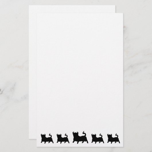Black Bull Design Briefpapier (Voorkant / Achterkant)