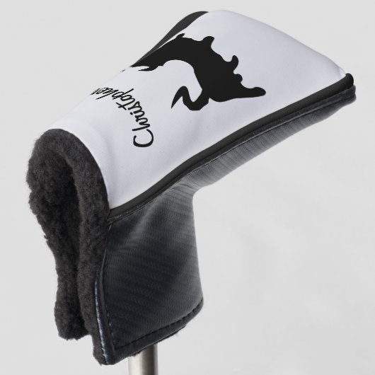 Black Bull Design Golfheadcover (3/4 voorkant)