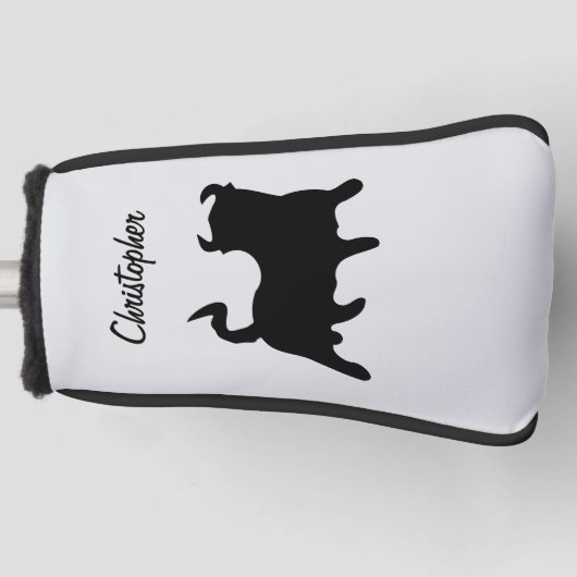 Black Bull Design Golfheadcover (Voorkant)