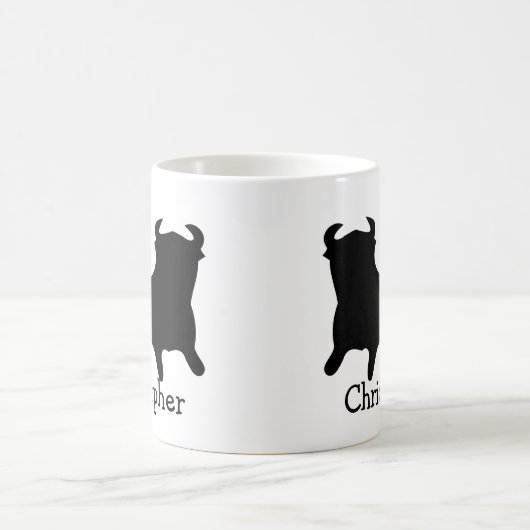 Black Bull Design Personalised Koffiemok (Center)