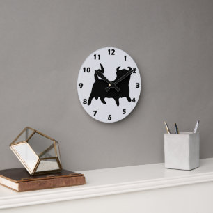Black Bull Design Ronde Klok