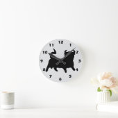 Black Bull Design Ronde Klok (Huis)