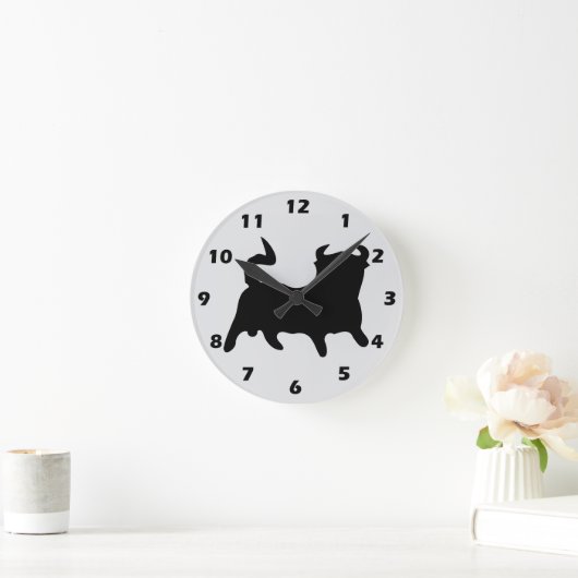 Black Bull Design Ronde Klok (Huis)