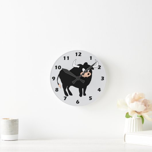Black Bull Design Ronde Klok (Huis)
