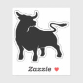 Black Bull Sticker (Vel)