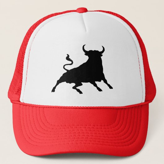 Black Bull Trucker Hat Trucker Pet (Voorkant)