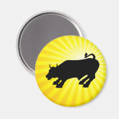 Black Bull van Wall Street opladen Magneet (Voorkant / Achterkant)