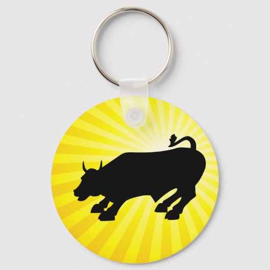Black Bull van Wall Street opladen Sleutelhanger (Voorkant)