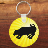 Black Bull van Wall Street opladen Sleutelhanger (Voorkant)