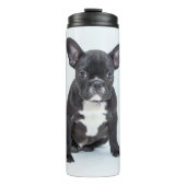Black Bulldog Stripes Thermo Bottle Thermosbeker (Voorkant)