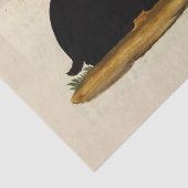 BLACK BUNNY RABBIT - Aangepast 10 lb-weefselpapier Tissuepapier (Detail)