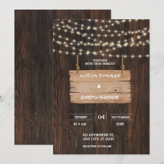 Black Burgundy en Gold Floral Modern Boho Wedding Kaart