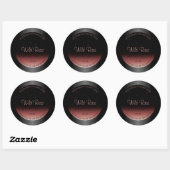 Black Burgundy Ombre Product Labels Soft Glitter (Vel)