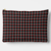 Black Burgundy Plaid Classic Pattern Etui (Voorkant)