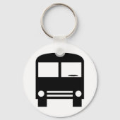 Black Bus Designer Sleutelhanger (Voorkant)