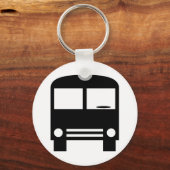 Black Bus Designer Sleutelhanger (Voorkant)