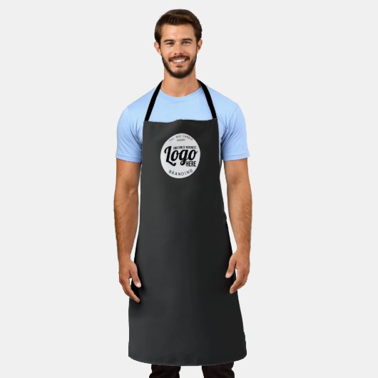 Black Business Branded Custom Logo Schort (Gedragen)