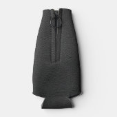 Black Business Faux Leather Logo Flesjeskoeler (Achterkant)