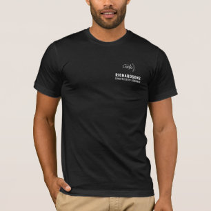 Black Business Logo Bouwbedrijf T-shirt