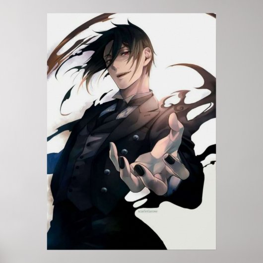 Black Butler Sebastian Poster (Voorkant)