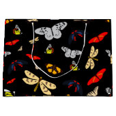 Black Butterflies Groot Cadeauzakje (Voorkant)