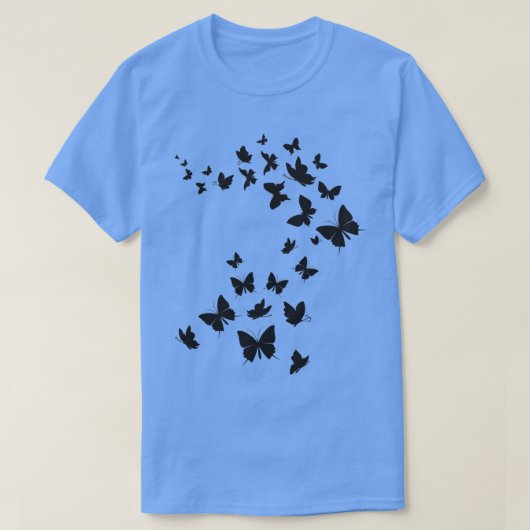 Black Butterfly 6 T-shirt (Design voorkant)
