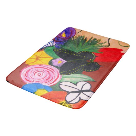 Black Butterfly - Bath Mat (Gekanteld)