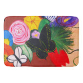 Black Butterfly - Bath Mat (Voorkant)