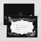 Black Butterfly Music Fidelity rsvp Kaartje (Voorkant / Achterkant)