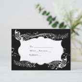 Black Butterfly Music Fidelity rsvp Kaartje (Staand voorkant)