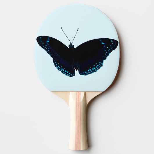Black Butterfly Ping Pong Paddle Tafeltennisbatje (Achterkant)