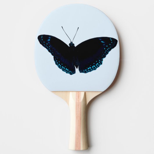 Black Butterfly Ping Pong Paddle Tafeltennisbatje (Voorkant)