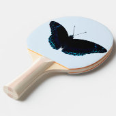 Black Butterfly Ping Pong Paddle Tafeltennisbatje (Voorkant Gekanteld)