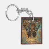 Black Butterfly Sleutelhanger (Voorkant Links)