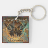 Black Butterfly Sleutelhanger (Achterkant)