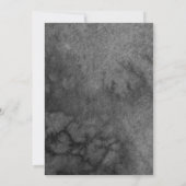 Black Butterfly Spain Quinceanera Invitations Kaart (Achterkant)