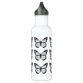 Black Butterfly Stencils Waterfles (Links)