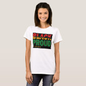 Black by Nature Proud by Choice T-shirt (Voorkant volledig)