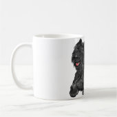 Black Cairn Terrier Koffiemok (Links)